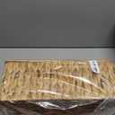 Cable Management Box,Hand-Woven Water Hyacinth Decorative Cord Organizer,2 Side Open Slots Wicker Cable Box to Hide Cords and Power Strip,for Desk, Floor, Office,2 Pack