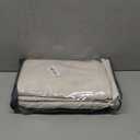 100% Blackout Shield Linen Blackout Curtains for Bedroom 84 Inches Long, Back Tab/Rod Pocket Living Room Drapes, Thermal Insulated Blackout Curtains 2 Panels Set, 50" W x 84" L, Cream