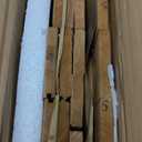 BIRASIL Wood Sandbox with 2 Bench Seats, Sand Boxes with Lid for Kids, Sand Pit with Cover for Outdoor Backyard Patio, 48 Inch