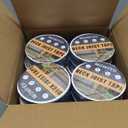 Deck Joist Tape 1-5/8''50', 12 Pack Weather-Resistant Joist Tape for Decking, Waterproof Seal Antiseptic Butyl Joists Tape,Self-Adhesive Flashing Joists Tape for Wood Decks Beams Roof