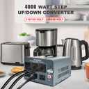 Yinleader 4000W 120V to 240V Voltage Converter Transformer Step Up/Down 110/120V(US/CA/MX) - 220/240V(CN/AU/UK/EU)