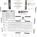 Infinity X1 3500 Lumen Dual Power Flashlight 2-Pack  High-Performance LED, Rechargeable or Alkaline Powered, 4 Light Modes, USB-C Charging, Includes Batteries and Cables