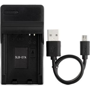 SLB-07A USB Charger for Samsung PL150, PL151, ST45, ST50, ST500, ST550, ST560, ST600, TL100, TL210, TL220, TL225, TL90 Camera and More