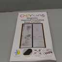 CHIYUNS Magnetic Thermal Insulated Door Curtain 34 x 80 inch, Transparent Door Cover, Keep Warm in Winter Cool in Summer, Self Sealing, Pet and Kid Friendly