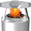 Heat Deflector for Solo Stove Yukon 27", 304 Stainless Steel Heat Diffuser with Handle & Legs,Heat Radiation for Wider Warmth Area, Compatible with Yukon 27" Outdoor Fire Pits, for Backyard, Camping