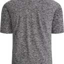 Alex Vando Mens Golf Shirt Moisture Wicking Quick-Dry Short Sleeve Casual Polo Shirts for Men (Small, Black)