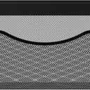 EasyPAG Single Pocket Wall File Organizer, Mesh Hanging File Folder Organizer for Letter/A4 Size Folders Wall Mounted Vertical Mail Holder for Paperwork, Office, Home, School, Black