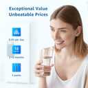 Filterlogic LT1000PC ADQ747935 Replacement for LG LT1000P/PC/PCS, LFXS26596S, LFXS28596S, LFXC22526S, ADQ74793501, ADQ74793502, Kenmore 46-9980, 6 Month 200 Gallon Refrigerator Water Filter 3 Pack