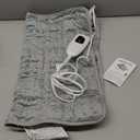 Deepsoon Heating Pad,Electric Heating Pads for Back,Neck,Abdomen,Moist Heating Pad for Shoulder,Knee,Arms,Legs,Dry/Moist Heat & Auto Shut Off,Christmas Gifts for Men and Women,Light Gray,24x20 Inch