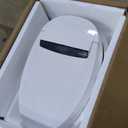 Smart Toilet with Bidet Built in, Automatic Smart Toilet with Foam Shield and Touchless Auto Open/Close Lid, Tankless Elongated One Piece Toilet with Warm Water Heated Seat Dryer for Bathroom (Pure White)