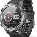 2026 AI Smart Watch with Standalone GPS & Offline Maps, 5ATM Waterproof, 1.43" AMOLED, 21-Day Battery, 178 Sports Modes, Compass, Heart Rate/SpO2/Stress/Sleep Monitor, for Android iOS Men Women Black