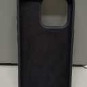 ESR for iPhone 15 Pro Case, MagSafe Silicone Case with Stand, Military-Grade Protection, Built-in Camera Stash Stand, Magnetic Phone Case for iPhone 15 Pro, Cloud Series,Black