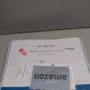 NUTRI FIT Extra-Wide/Ultra-Thick Digital Body Weight Bathroom Scale with 3 Inch Large Easy Read Backlit LCD Display Max Capacity 400lb Step-on Technology, Black