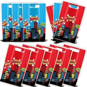 30Pcs Superhero Party Gift Bags,Superhero Gooddie Bags Party Supplies Birthday Decoration Gift Bags Pack of 2