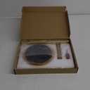 Standing Toilet Paper Holder Gold with 7.9" Big Tray, 2.2Lbs Heavier Marble Base, Freestanding Paper Holder Stand with Phone Shelf, Holds 5 Paper Rolls (Gold)