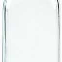 Tablecraft H9085 Glass Oil And Vinegar Cruet, Olive Oil Dispenser With Stainless Steel Spout, Slight Green Tint, 8.5 Ounce