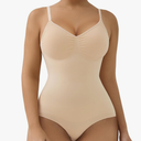 SHAPERX Women's Shapewear Bodysuit Tummy Control Body Shaper Seamless Sculpting Snatched Waist Body Suit, Size -S-M