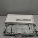 Extra Large 3 Tier Serving Tray Set, 24x22x9.7 inch Cupcake Fruit Cookie Dessert Table Display Stands Melamine Tiered Platters Food Trays for Party Buffet Entertaining, White