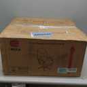 Smug Home Office Desk Chair - Ergonomic Mid-Back Computer Task Chair with Comfy Lumbar Support, Mesh Rolling and 360 Swivel, Flip-up Armrest for Home, Bedroom, Gaming, Study, Student, Pink