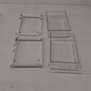 SNSLXH 2 Pack Refrigerator Drawer Organizer, Pull Out Shelf Storage Transparent Organizer for Egg, Fruit, Vegetable, Seafood, Meat, Fit All Fridge Shelves Under 0.6''