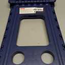 Delxo Folding Step Stool 17.5 Inch, Heavy Duty Step Stools for Adults, Non Slip Folding Stool with Handle, Premium Portable Foldable Step Stool for Kitchen Bathroom Bedroom Up to 400LBS,(Royal Blue,1PC)