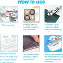 Handheld Sewing Machine,Mini Electric Hand-held Cordless Portable Sewing Machine for Beginners,Easy to Use and Fast Stitch Suitable for DIY,Clothes,Home,Travel (Off White)