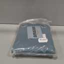 NICETOWN 100% Blackout Curtains with Black Liners, Thermal Insulated Full Blackout 2-Layer Lined Drapes, Energy Efficiency Window Draperies for Bedroom (Greyish Blue, 2 Panels, 52-inch W by 63-inch L)