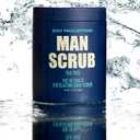 Body Prescriptions Mens Exfoliating Body Scrub Ultimate Skin Cleansing Wash in Jar with Twist-Top Lid, For All Skin Types, 21 Ounce (Pack of 4), Combo Pack
