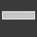 Linear Bar Air Grille 32" X 8", Aluminum Air Supply/Return Grilles,Easy Air Flow,Removable Grille/Door-HVAC Air Vent Cover,White[Outer Dimensions: 32.8"w X 8.8"h]