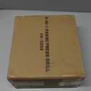 Panini Press Grill, 1000W Sandwich Maker with Non-Stick Coated Plates, Opens 180 Degrees for Any Size of Food, 3-in-1 Sandwich Press Electric Grill, Stainless Steel Surface and Removable Drip Tray (Black)