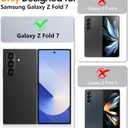 SPIDERCASE for Samsung Galaxy Z Fold 7 Case, Built-in [Kickstand] [Screen Protector] [Rugged Hinge Protection] Military Grade Drop Protection, Full Body Protective Case for Galaxy Z Fold 7, Black