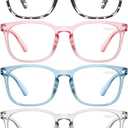 Gaoye Blue Light Glasses for Computer & Gaming - Anti UV Ray Lenses, Scratch-Resistant & Comfort Fit (6-pack Mix)