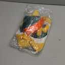 ComfyCamper Hat and Suspenders Dog Costume - X Large Medium Small Lab Star Space Cosplay Halloween Costumes, Small, Orange