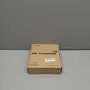 0.5W 0.1W Long Range FM Transmitter with LCD & 3.5mm Audio Cable - Ideal for Drive-in Church, School & Supermarket Events, Light Shows & Fireworks Display - Black