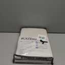 100% Blackout Shield Linen Blackout Curtains for Bedroom 84 Inches Long, Back Tab/Rod Pocket Living Room Drapes, Thermal Insulated Blackout Curtains 2 Panels Set, 50" W x 84" L, Cream