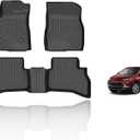 KELCSEECS Floor Mats Custom for Buick Encore GX AWD 2020-2026 All Weather Protection TPE Floor Liners Front & Rear Row Full Set Encore GX Accessories Black