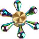 ATESSON Fidget Spinners Toy,Ultra Durable Stainless Steel Bearing High Speed 2-5 Min Precision Brass Metal Finger Spinner,EDC ADHD Stress Relief Anxiety Relieves Reducer for Kids and Adults