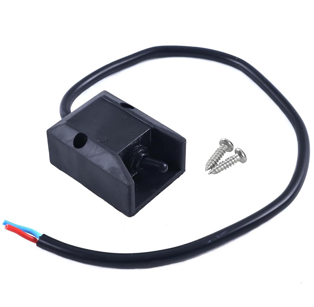 JEENDA 12V 30A Wired Toggle Switch Waterproof ON/Off 2 Pin Latching Rocker Switch for Automotive Marine Boat RV Motorcycle Truck Heavy Duty Toggle Switch