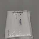 2 Piece White Pillow Case Square Decorative Throw Cushion Cover Pillowcase with Smooth Hidden Zipper for Sofa Bed Car 20" x 20" 50 x 50 cm