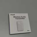 Premium Bluetooth 5.4 Transmitter, Airplane Wireless Adapter, Supports 2 AirPods/Headphones, Bluetooth Transmitter for TV, Airplane, Gym, with aptX Adaptive & Low Latency (Ivory)