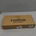 TONIFUL 4 Set Black Gold Balloon Centerpieces for Table,Balloon Stand Kit for Black Gold Party Decor 40th 50th 60th 70th Birthday Decorations Anniversary Graduation Decorations 2026 Retirement