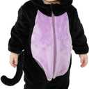 Eadrioss Black Cat Costume for Toddler Baby Girl Boy Halloween Costumes Fuzzy Warm Fall Winter Clothes Halloween Cats Outfit (3-6 Months)