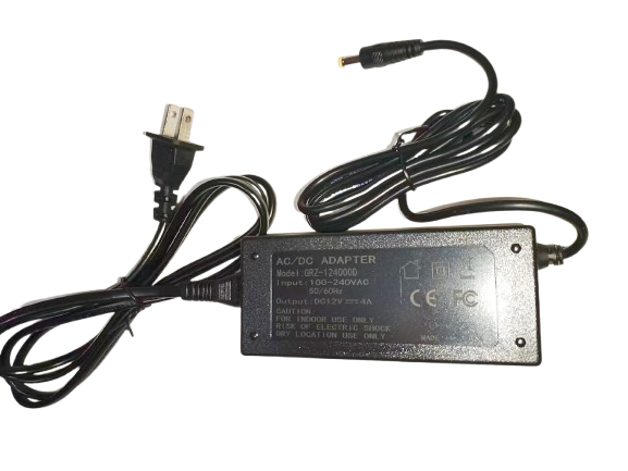 Neon Power Supply AC/DC Power Adapter, 12V 4A 48W with CE FC Certified LED Power Adapter Transformer for Neon Signs Led House Numbers Light Power Supply with US Standard Plug