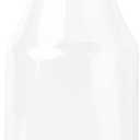 Square Plastic Pitcher with Black Lid, 34 oz - Case Pack of 12 - For Juice, Water, Iced Tea, and Buffet Beverage Service