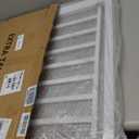 41'' Extra Tall Baby Gate for Large Dogs Pets Indoor No Jumping Over, 30-32.6'' Wide Heavy Duty Puppy Gate for Doorways, Pressure Mounted Metal Gate for Child Toddler No Tools Needed(White)