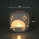 10-Pack Aromatherapy Wax Melts, Two Scent Combo | Wax Warmer & 8 Tealights Included | 90g (3.17 oz) per Pack | Eco-Friendly Soy Wax, 8 Scents (Cotton & Ocean Breeze) (Cotton & Ocean Breeze)