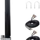 Omni Directional 4x4 MIMO Antenna 5G for t-Mobile, 4G/ LTE/ 5G Cellular Antenna for Router & Gateways, Verizon, AT&T Home Internet, with 2 Dual 10 Meter Cable SMA