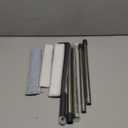 3 in 1 Window Squeegee for Home, Window Cleaning Kit with 60" Extension Pole, Professional Window Cleaner Tool for Outdoor Windows, Glass, Mirrors, Screens with 3 Microfiber Cloths & Screen Brush