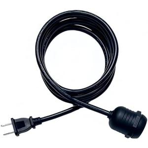 E26 Waterproof Pendant Light Socket, 6FT Industrial Power Cord, IP65 Rated Hanging Light Kit for Garage, Workshop, Patio (Bulb Not Included).