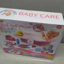 PROOU Baby Doll Care Toys, 30PCS Baby Dolls Bath Set & Doctor Kit, Pretend Play Baby Doll Set, Incl Bathtub, Bathrobe, ECG, Thermometer, Toddlers Toys Gifts for Age 3 4 5 6 Year Old Girls, Medium